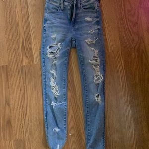 american eagle super stretchy skinny jeans